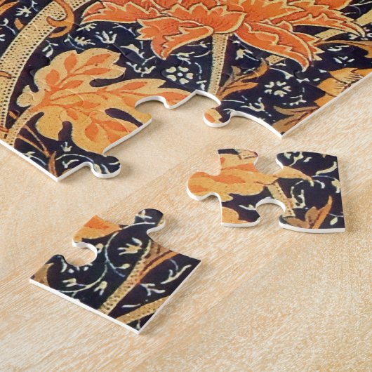 Puzzle William Morris Cray Floral Art nouveau Motif (Côté)