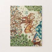 Puzzle William Morris Deer par une Tapisserie Brook Beige (Vertical)