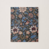 Puzzle William Morris Evenlode Textile Floral Art (Vertical)