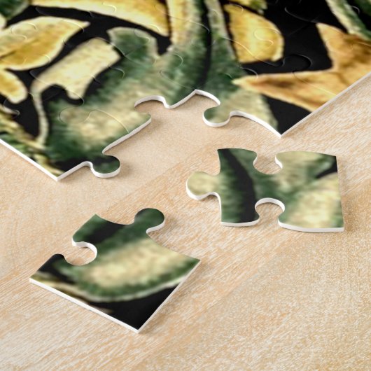 Puzzle William Morris Forêt Tapisserie Fox Hare Peacock (Côté)