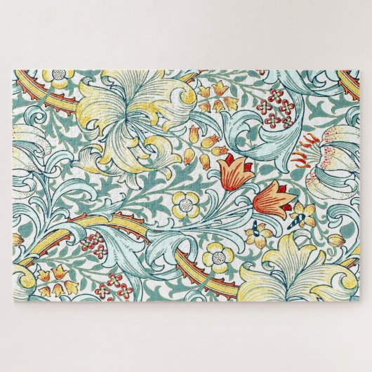 Puzzle William Morris Golden Lily modèle floral (Horizontal)