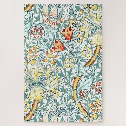 Puzzle William Morris Golden Lily modèle floral (Vertical)