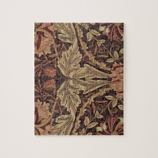 Puzzle William Morris Honeysuckle Classic English Art (Vertical)