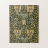 Puzzle William Morris Honeysuckle Vert Floral (Vertical)