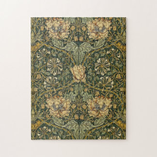Puzzle William Morris Honeysuckle Vert Floral