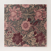 Puzzle William Morris Inspired Floral Pattern (Horizontal)