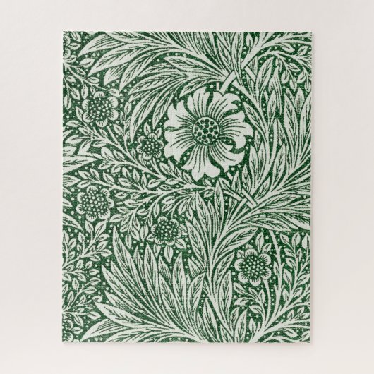 Puzzle william morris marigold fleurs vertes (Vertical)