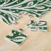 Puzzle william morris marigold fleurs vertes (Côté)