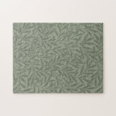 Puzzle William Morris Motif Saule Antique Vert Sauge (Horizontal)