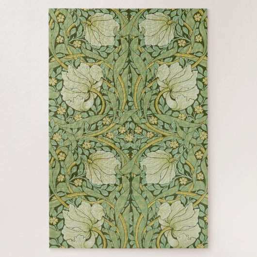 Puzzle William Morris Pimpernel Fond d'écran bleu Floral (Vertical)