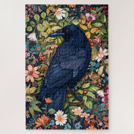 Puzzle William Morris Raven Jigsaw (Vertical)