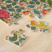 Puzzle William Morris Rose Floral Chintz rose (Côté)