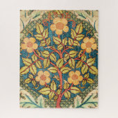 Puzzle William Morris Rose Wreath (Vertical)