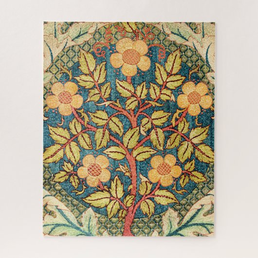 Puzzle William Morris Rose Wreath (Vertical)