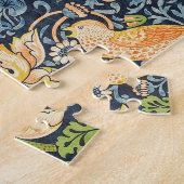 Puzzle William Morris Strawberry Thief Motif floral (Côté)