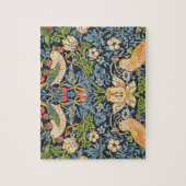 Puzzle William Morris Strawberry Thief Motif floral (Vertical)