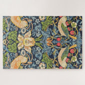 Puzzle William Morris Strawberry Thief Motif floral (Horizontal)