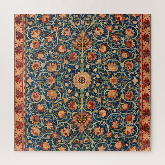 Puzzle William Morris Strawberry Thief Motif floral (Vertical)