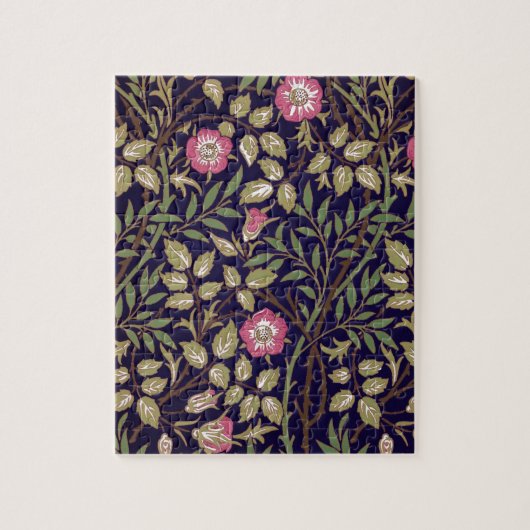 Puzzle William Morris Sweet Briar Art Nouveau Floral (Vertical)