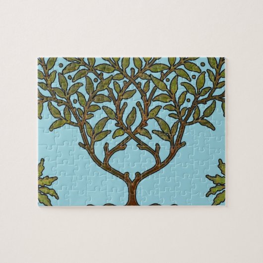 Puzzle William Morris Tree Frieze Fond d'écran floral (Horizontal)