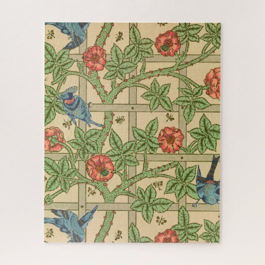 Puzzle William Morris Trellis Design classique de papier (Vertical)