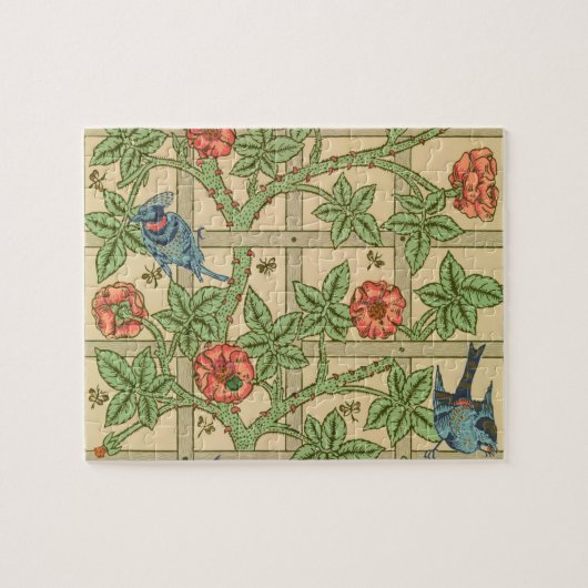 Puzzle William Morris Trellis Design classique de papier (Horizontal)