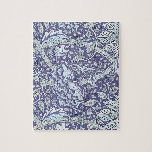 Puzzle William Morris Windrush fleurs bleues (Vertical)