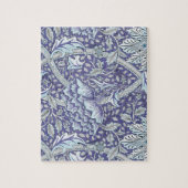 Puzzle William Morris Windrush Motif Bleu Floral (Vertical)