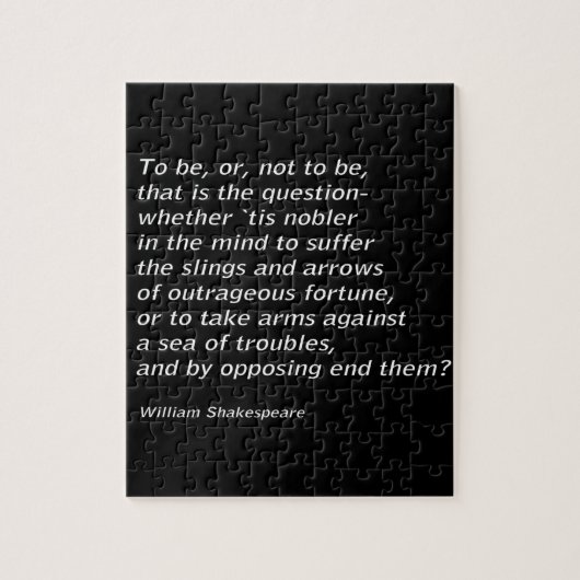 Puzzle William Shakespeare`s `Hamlet` (Vertical)