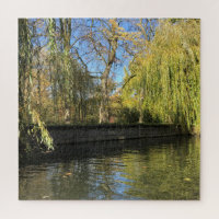 Willow Trees Photo River Reflections Carré