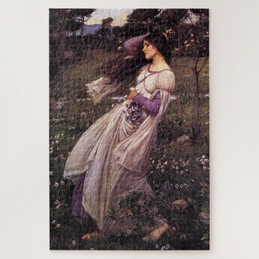 Puzzle Windflowers-par John William Waterhouse, 1902 (Vertical)