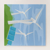 Puzzle Windmills et cellules solaires (Horizontal)