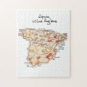 Puzzle Wine map of Spain (Vertical)