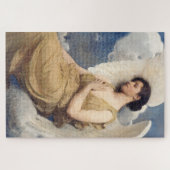 Puzzle Winged angel figure sleeping dreaming on clouds (Horizontal)