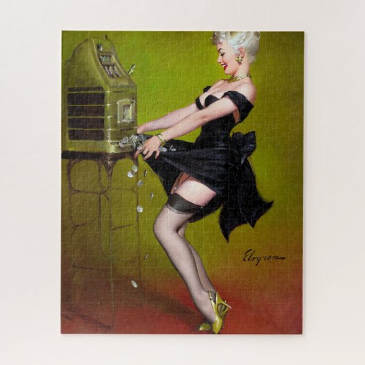 Puzzle Winning Pin Up (Vertical)