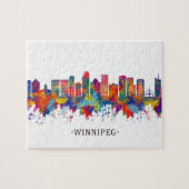 Puzzle Winnipeg Manitoba Skyline (Horizontal)