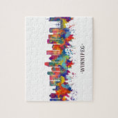 Puzzle Winnipeg Manitoba Skyline (Vertical)