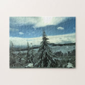 Puzzle Winter dans la Tillamook State Forest, Oregon (Horizontal)