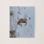 Puzzle Winter Fox (Vertical)