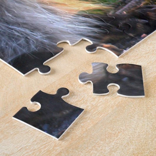 Puzzle Winter Fox Québec Canada. (Côté)