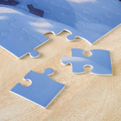 Puzzle Winter Foxes on a Snowy Winter Day  (Côté)