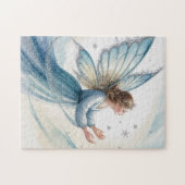 Puzzle Winter Snow Fairy Watercolor Art (Horizontal)
