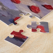 Puzzle Wirehaired Pointing Griffon Dog Valentine's Day (Côté)