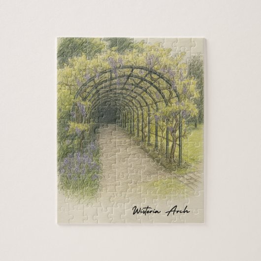 Puzzle Wisteria Arch Jigsaw (Vertical)