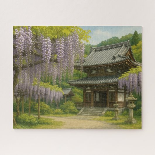 Puzzle Wisteria at Byakugo-ji Temple (Horizontal)