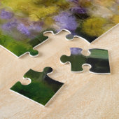 Puzzle Wisteria sur le Vieux Clocher à Malmesbury Peintur (Côté)