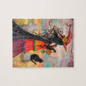 Puzzle Witch Way Imaginaire Halloween Art par Molly Harri (Horizontal)