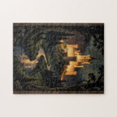  puzzle with a picture of a fairy-tale castle  legpuzzel (Horizontaal)