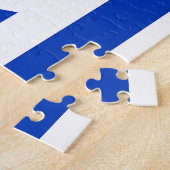 Puzzle with Flag of Israel (Côté)