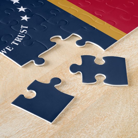 Puzzle with Flag of Mississippi State, USA (Côté)